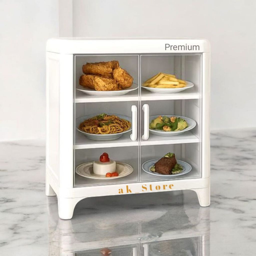 RAK PIRING 3 SUSUN TEMPAT PENYIMPANAN MAKANAN SAYUR