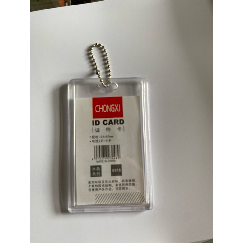 Card Holder Id Card Photocard Akrilik Tebal Bening