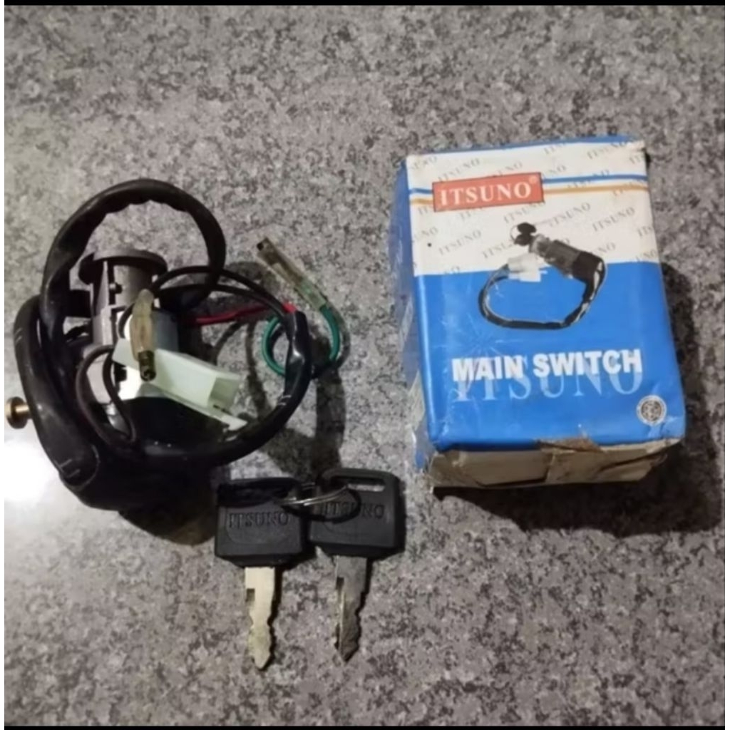 Original itsuno import made in taiwan part and accessories kunci kontak only Assy set main switch As