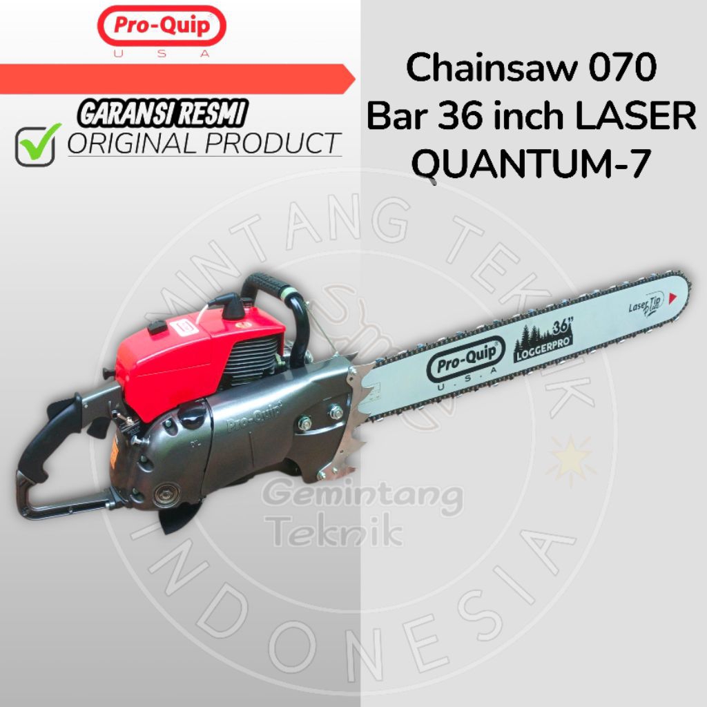 LAGI PROMO Mesin Senso Besar 070 Bar Baja 36 Inch PRO-QUIP ORIGINAL QUANTUM7 / Mesin Chainsaw 070