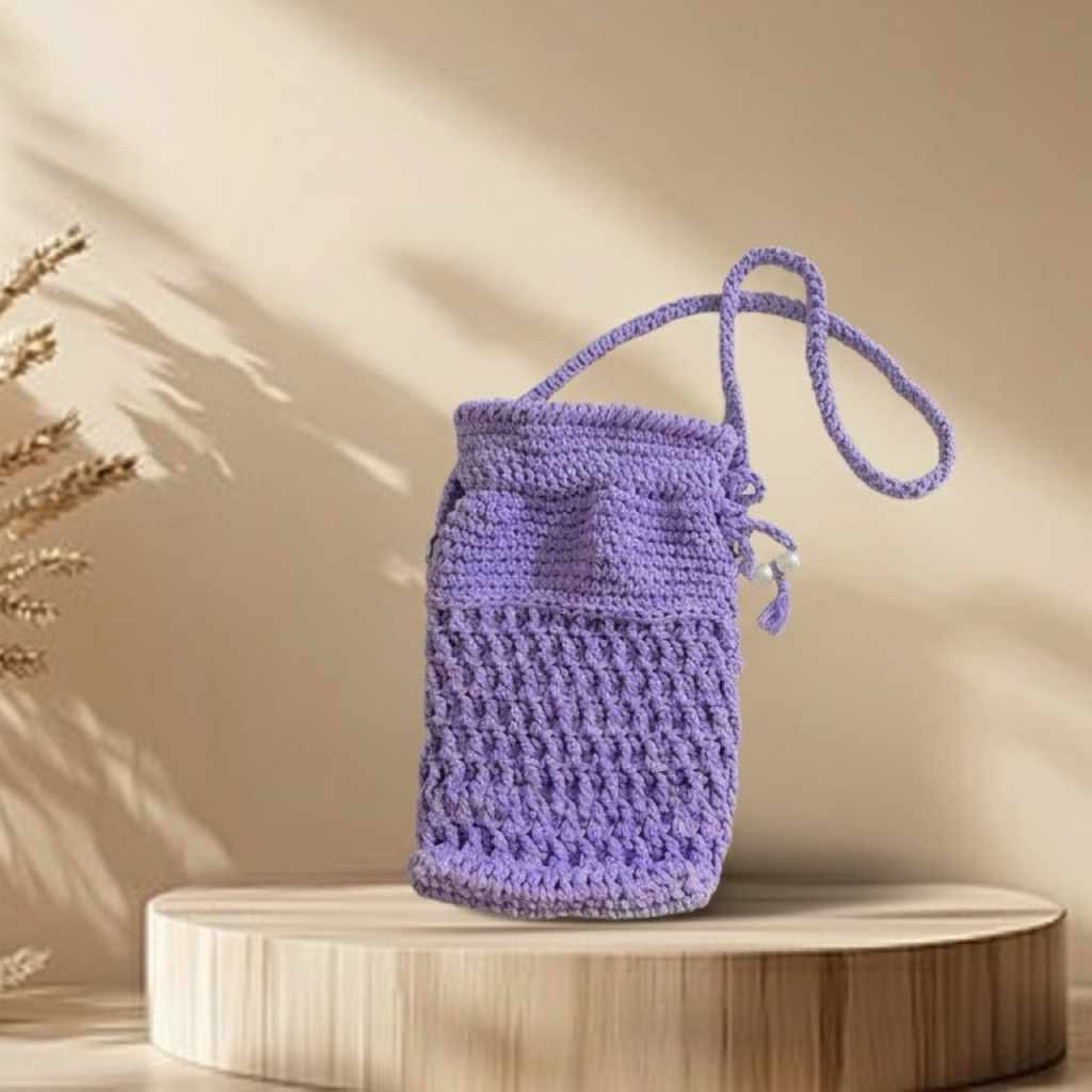 Tas Serut Rajut Korea Style Tebal Tas Wanita