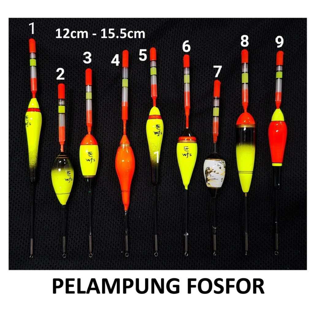 PELAMPUNG PANCING FOSFOR BAHAN KAYU