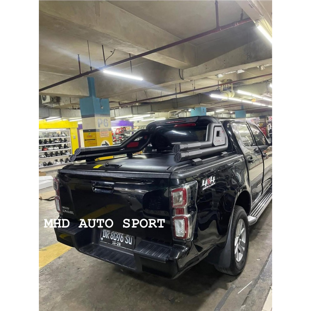 Tutup bak rollerlid with rollbar isuzu dmax double cabin import (paketan)