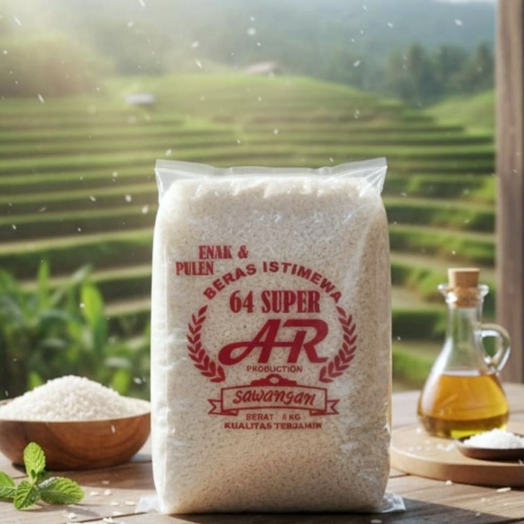 Beras Super Premium isi 5 Kg Beras 64 Super Beras Pulen Beras Sawangan Beras Premium
