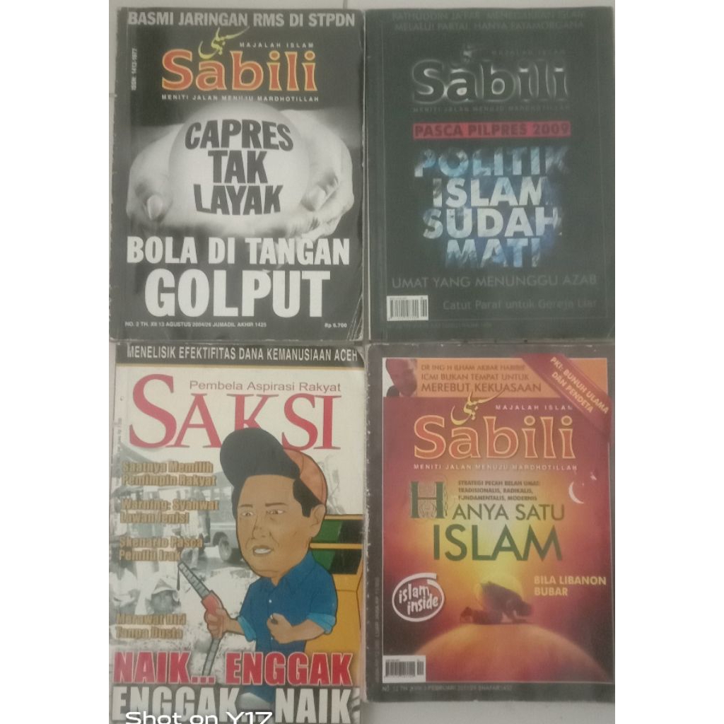 MAJALAH SABILI DAN SAKSI BEKAS