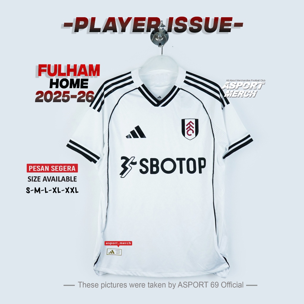PLAYER ISSUE FULHAM HOME 2025 2026 PI FANTASY