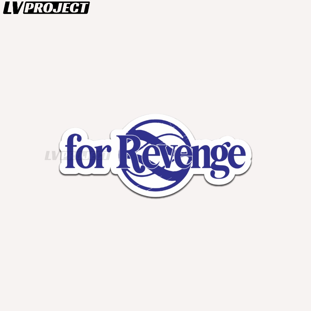 Stiker For Revenge Vinyl Glossy Satuan Waterproof Anti Gores Die Cut Presisi Sticker Band Indie