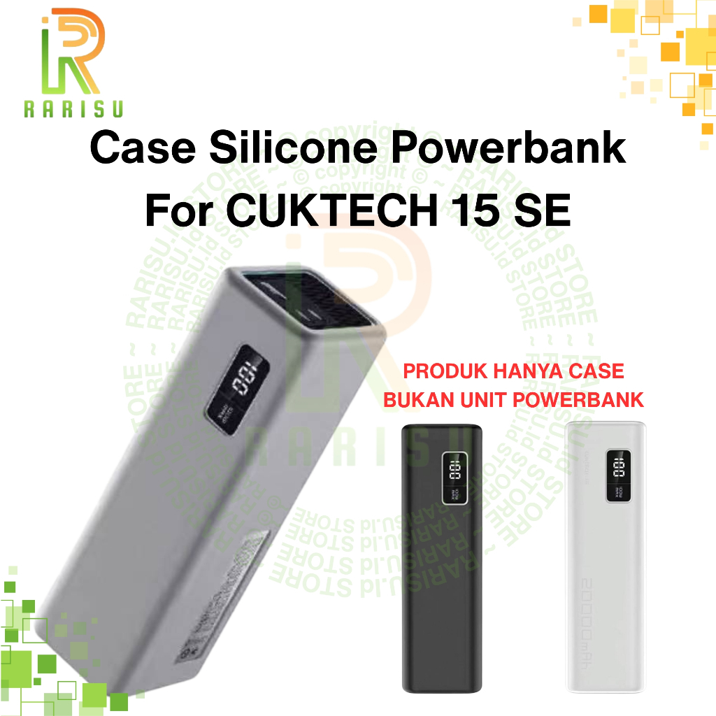 Case Silicone Cuktech 15 SE Powerbank 20000mAh Fast Charge || Casing Silikone Cuktech Powerbank 85W 