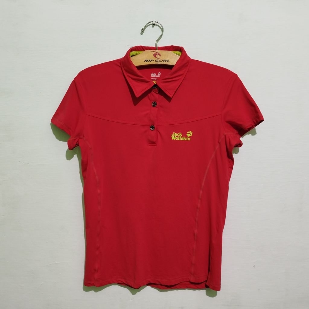 KAOS JERSEY BASELAYER OUTDOOR HIKING WANITA CEWEK JWS SIZE L SECOND