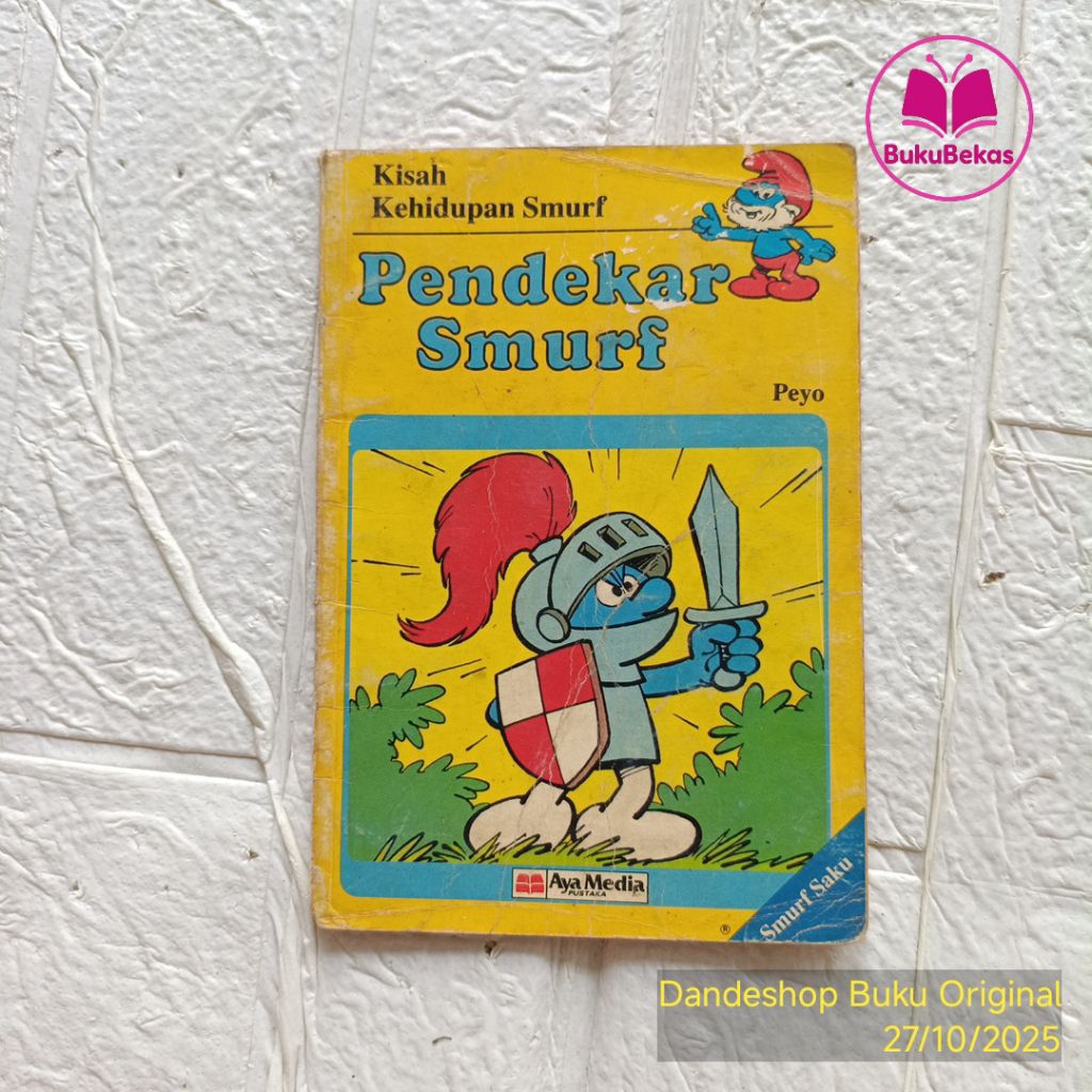 Kisah Kehidupan Smurf - Pendekar Smurf by Peyo - Aya Media - Buku Cerita Anak Bekas Preloved