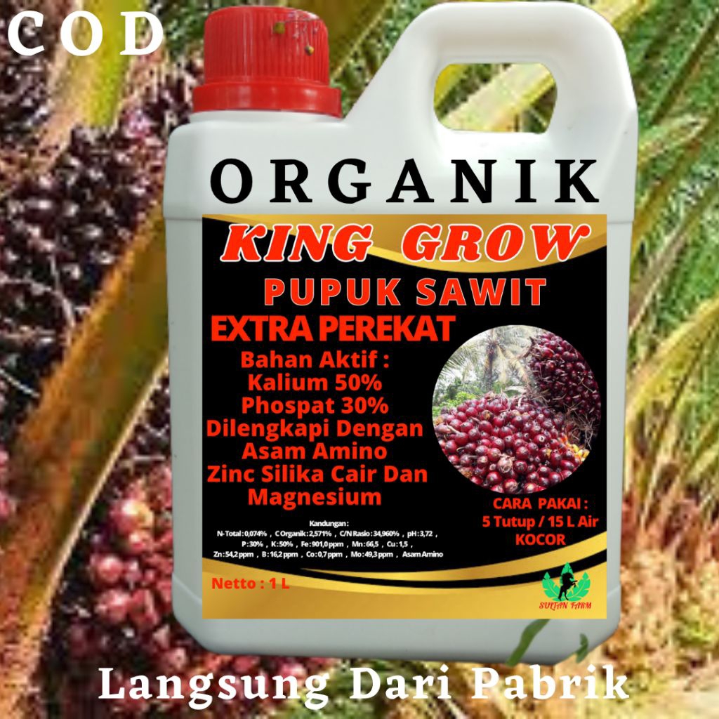 King Grow Boster Pupuk Sawit 1L
