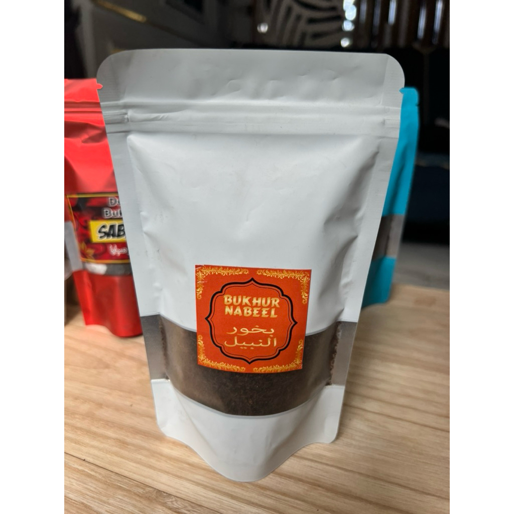 Dupa serbuk Bukhur Nabeel Aroma khas arab