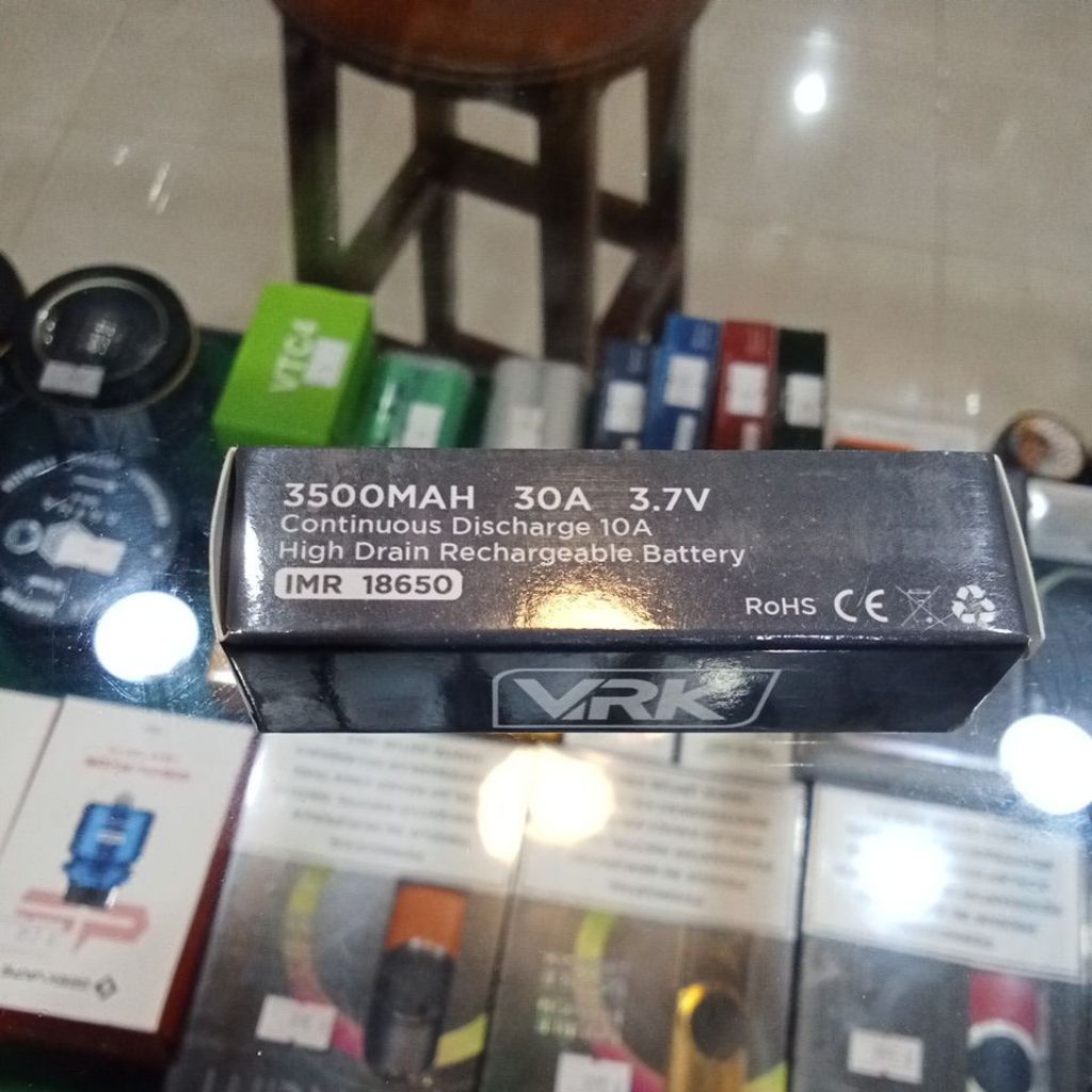 baterai 18650 vrk 3500mah 30a