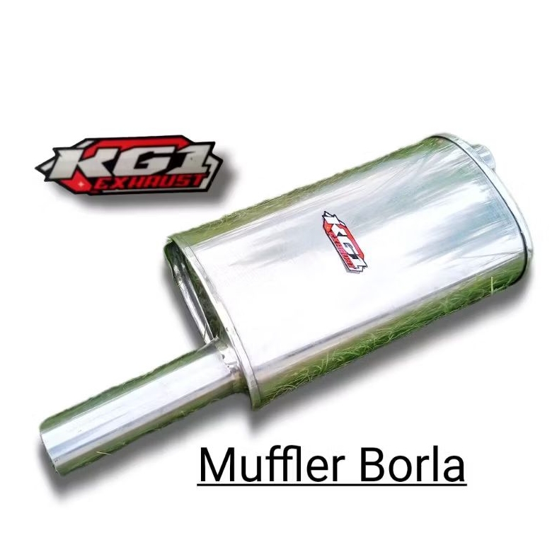 Knalpot mobil Omega Borla bas adem murah stainless racing Adem Bass