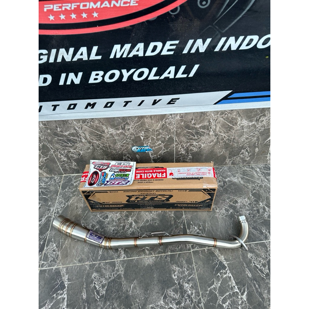 PIPA LEHER KNALPOT SUPRA X 125 KHARISMA REVO CTS MUFFLER