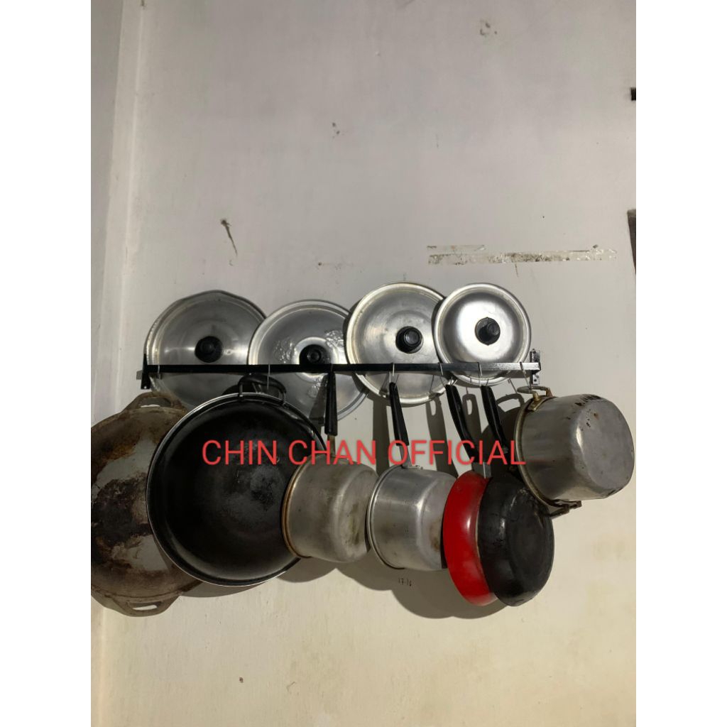 Rak Gantungan Panci, teflon Rak Tutup Panci multifungsi serbaguna