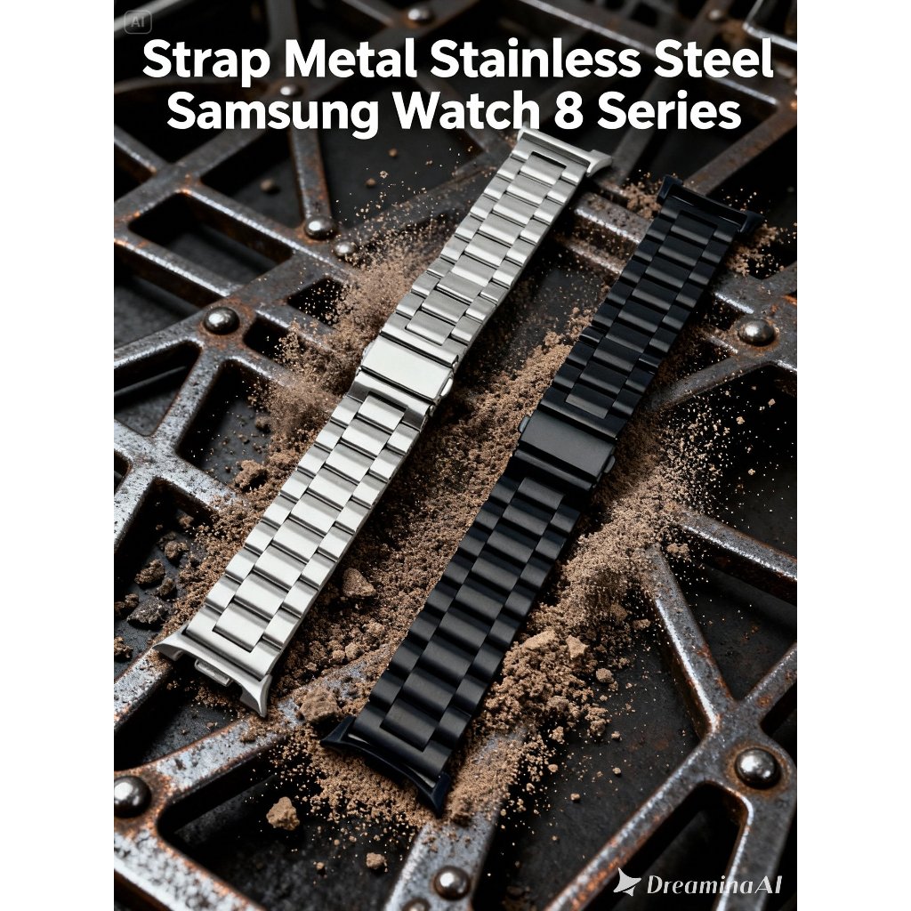 Samsung Strap Metal Stainless Steel Watch 8 40/44/46 Cocok untuk Samsung Watch 8 Series
