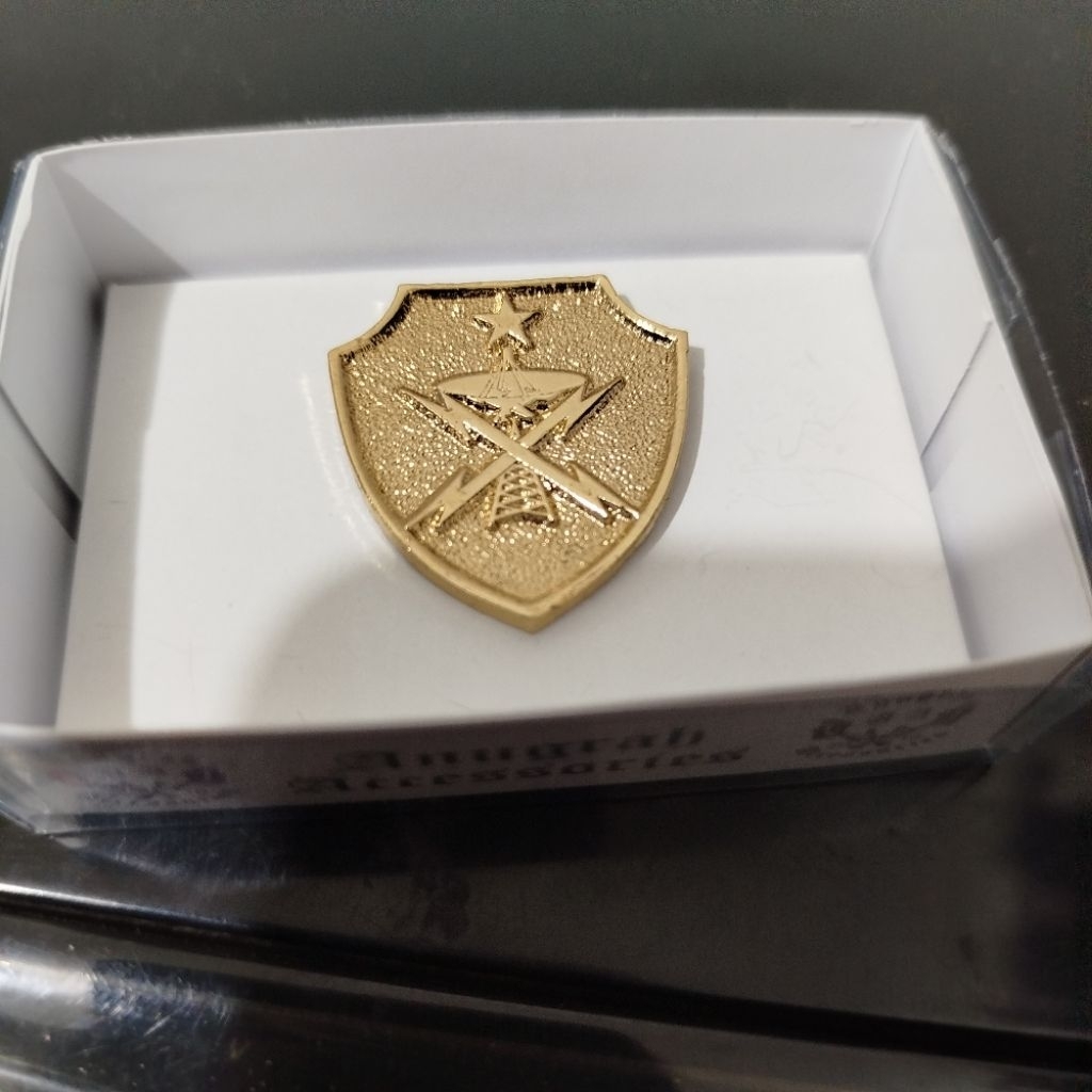 wing pin brevet komunikasi perhubungan hub tni ad