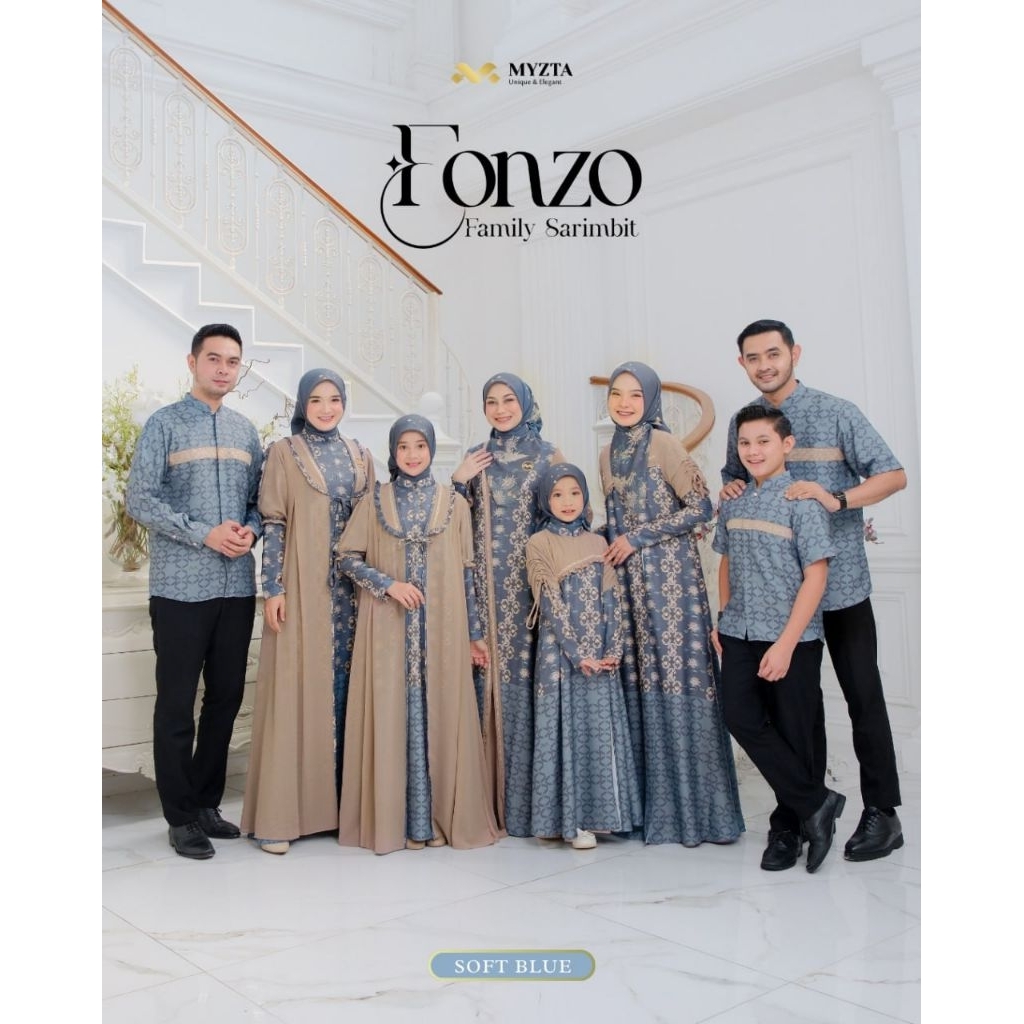 Sarimbit Fonzo by Myzta  sarimbit keluarga myzta innaya. fonzo soft blue