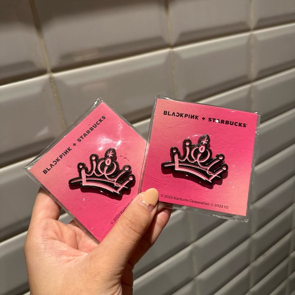 NEW Pin Starbucks x Blackpink Enamel Limited Edition 2023 Original Starbucks
