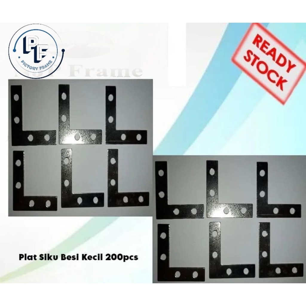 Plat Siku Besi Kecil Tebal @200pcs