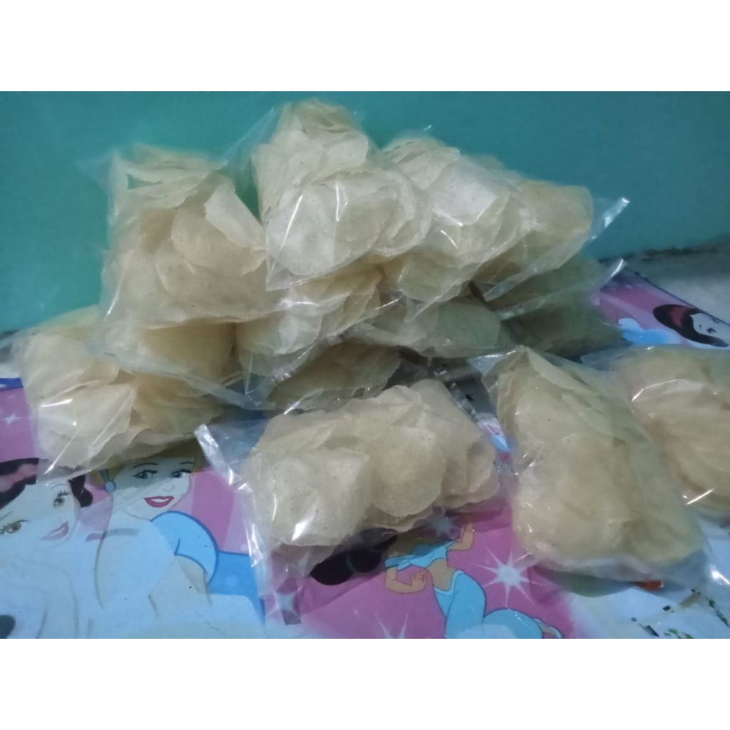 Kerupuk Sermier / Kerupuk Tela mentah Gurih dan Renyah Kemasan 200gr