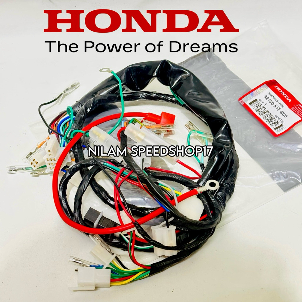KABEL BODY HARNES WIRE KYE HONDA MEGAPRO NEW MONOSHOCK MEGAPRO MONO ORIGINAL KYE