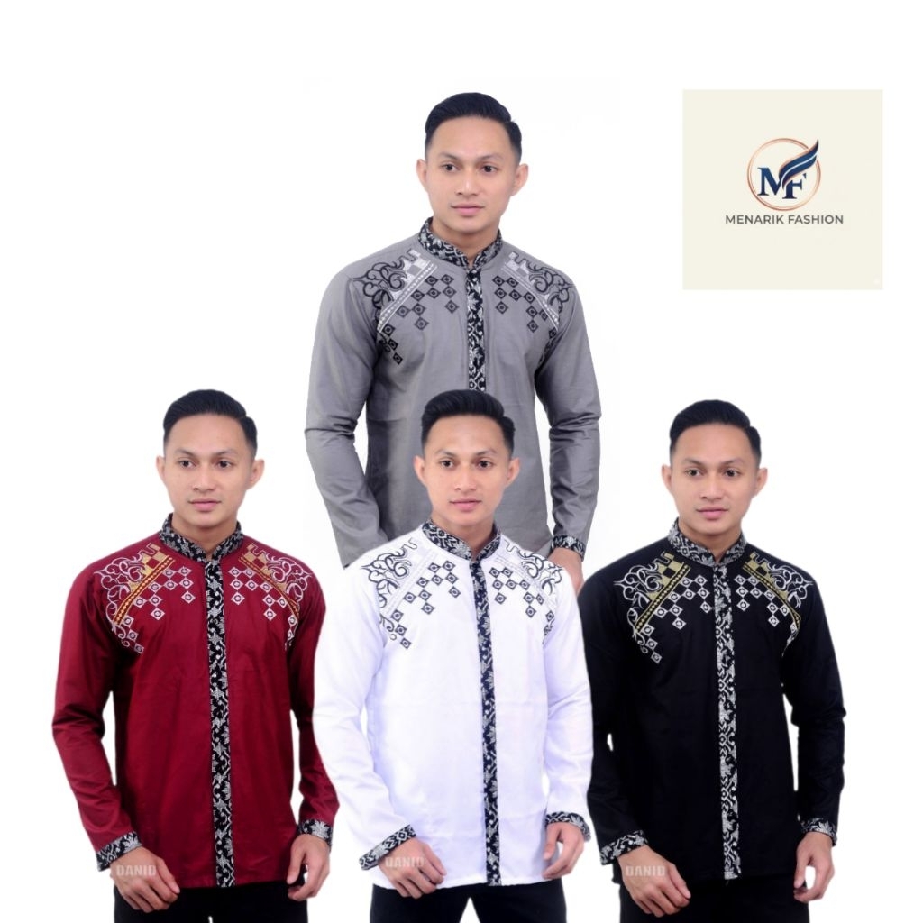 KOKO KOMBINASI BATIK MODERN MOTIF CEPLOK KOTAK