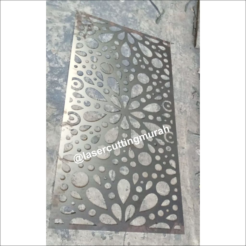Krawangan Pagar Laser Cutting Plat Besi | Ornamen Plat Pagar Rumah | Plat Laser Cutting Estetik
