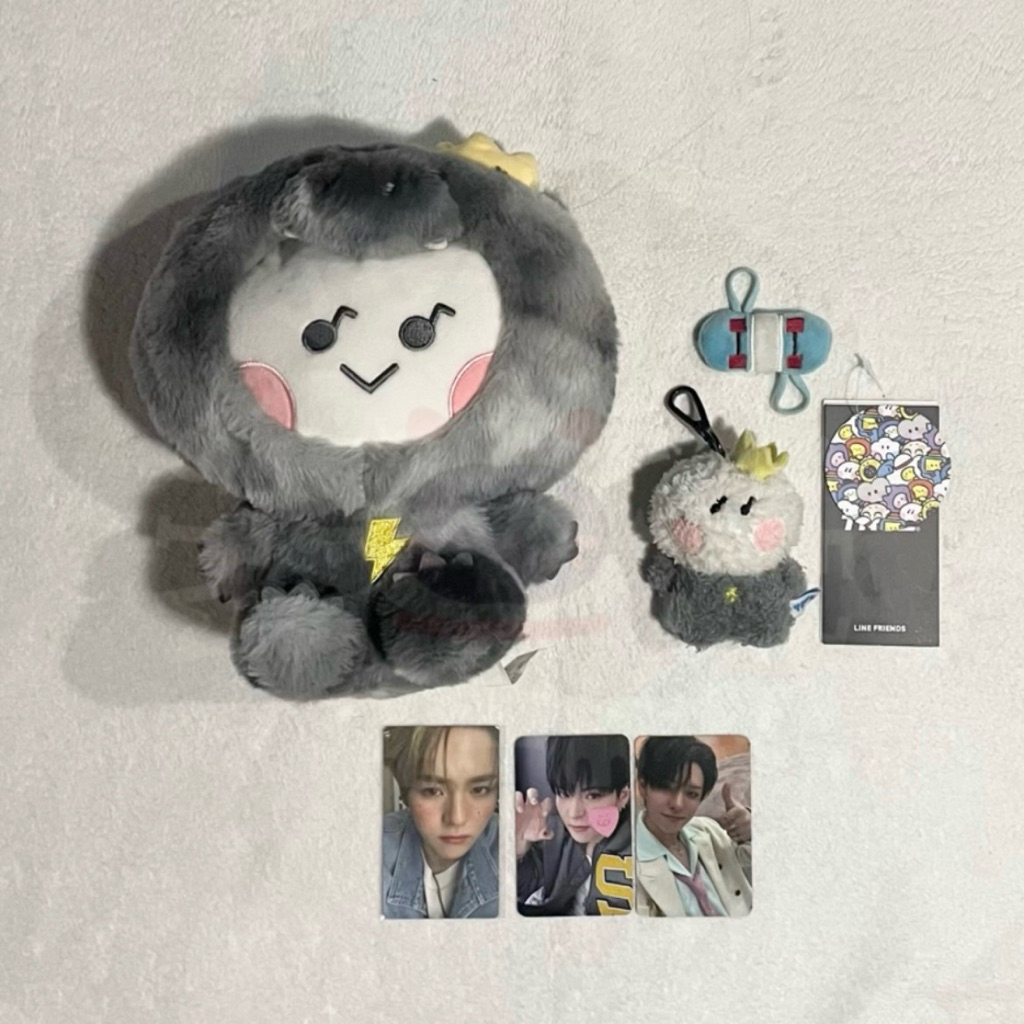 [READY STOCK] TRUZ TREASURE YOCHI DOLL DRAGON MININI MESSAGE BAGCHARM BC KEYRING PRELOVED (baca desk