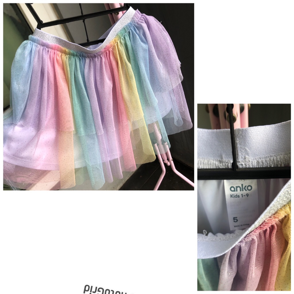 rok tutu glitter anak Anko sz5