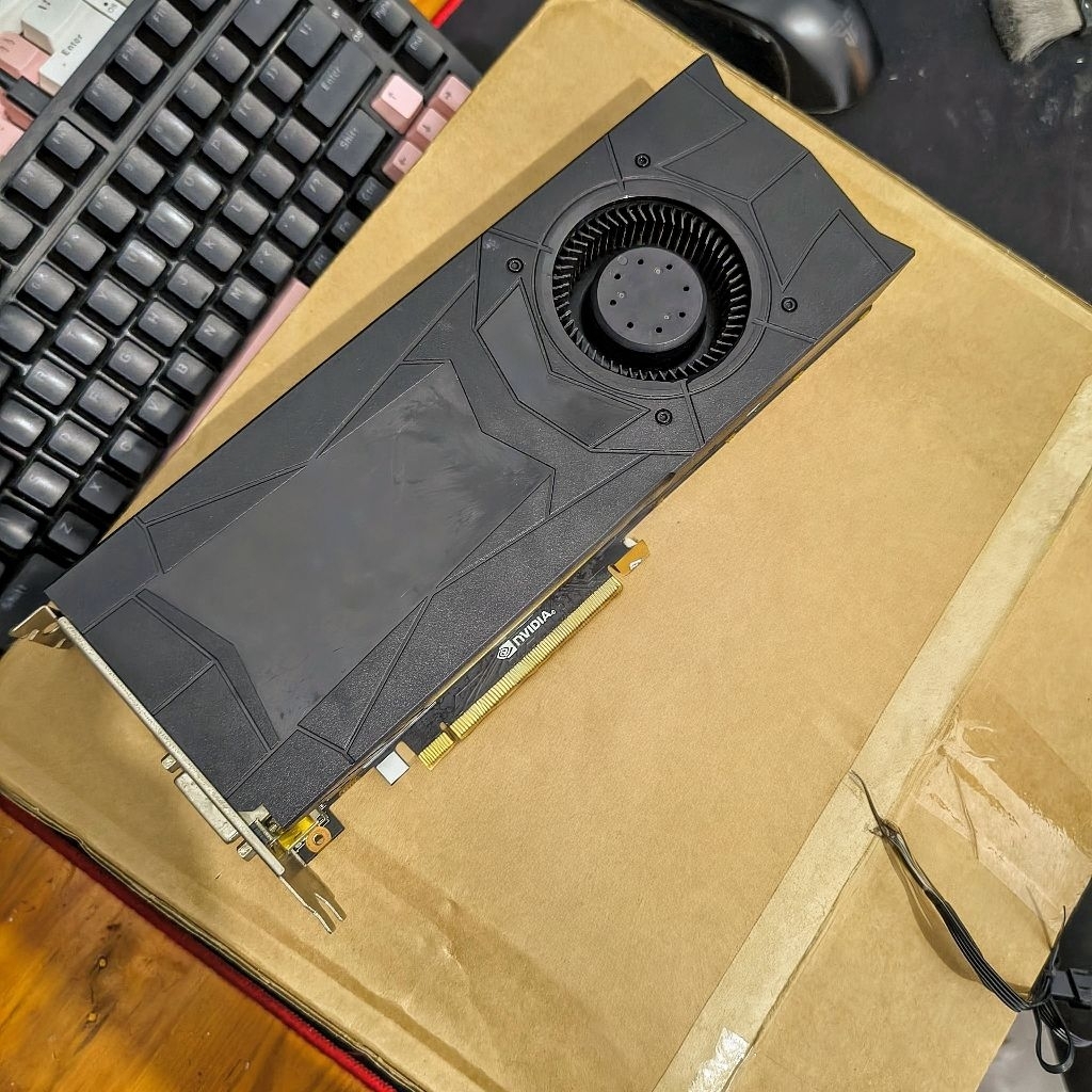 VGA NVIDIA GTX 1080 8GB GDDR5X ex PC Build Up Kantor Minus Fan Blower Rusak - Cek Deskripsi