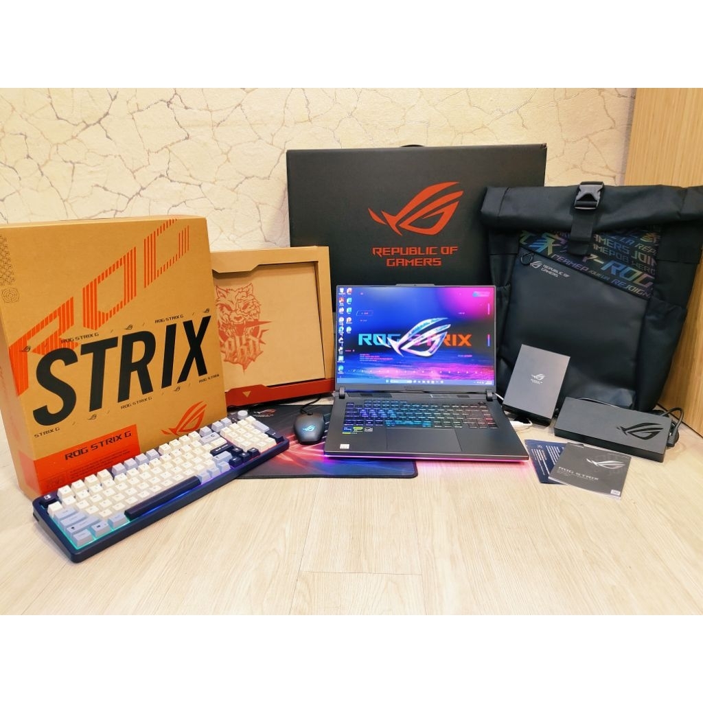 Asus ROG STRIX G614J/i7 gen 13/16GB/512GB/RTX 4050/RGB Backlit/Bergaransi Resmi Asus sampai Juli 202