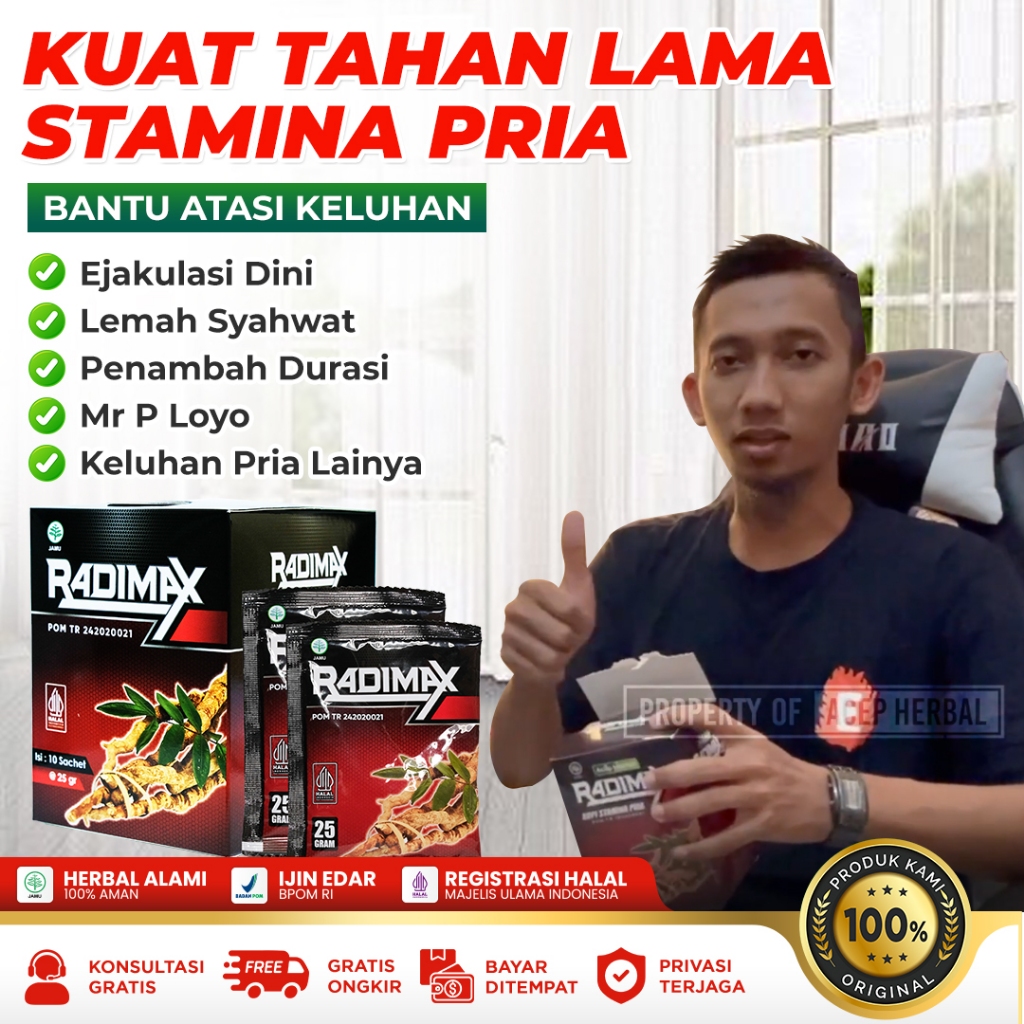 Obat Kuat Pria Tahan Lama Alami Kopi Radimax Obat Ejakulasi Dini Impotensi Penambah Durasi