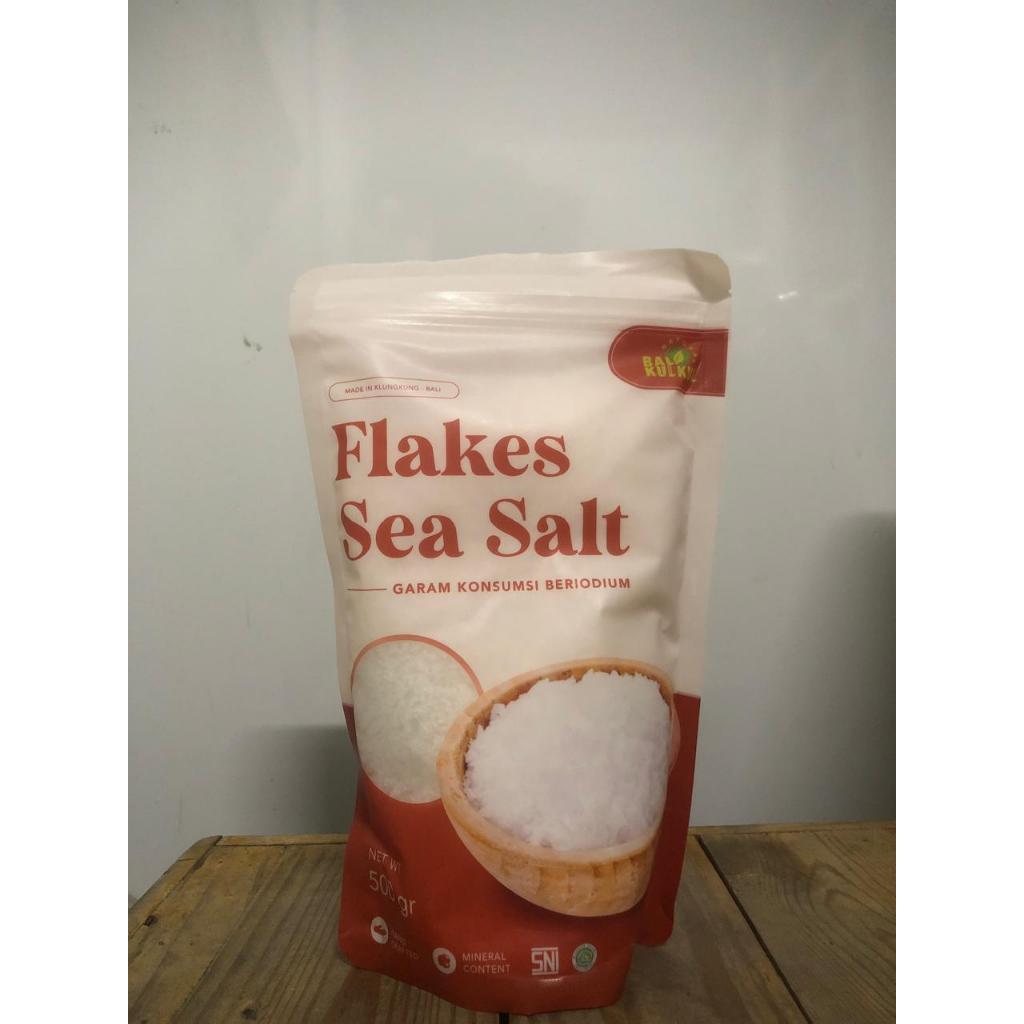 Sea Salt Flakes 500gr Garam serpihan kasar Bali kulkul