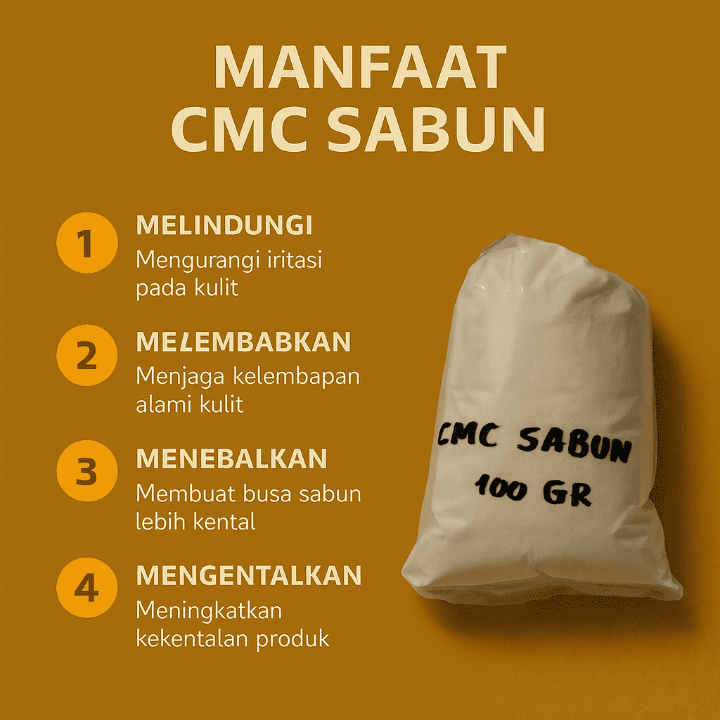CMC Carboxy Methyl Cellulose / Bubuk CMC Pengental Sabun 100 Gram