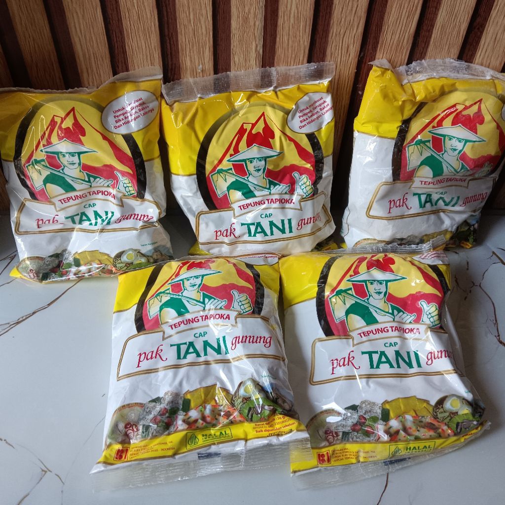 TEPUNG SAGU TAPIOKA CAP PAK TANI GUNUNG 1 DUS/20 BUNGKUS