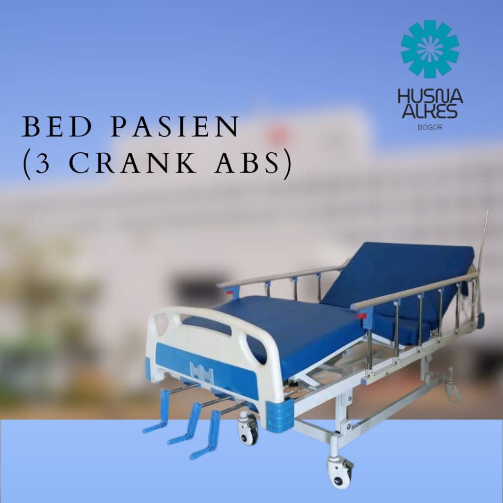 Bed Pasien 3 CRANK/Tempat Tidur Pasien/Ranjang Pasien ( 3 CRANK )