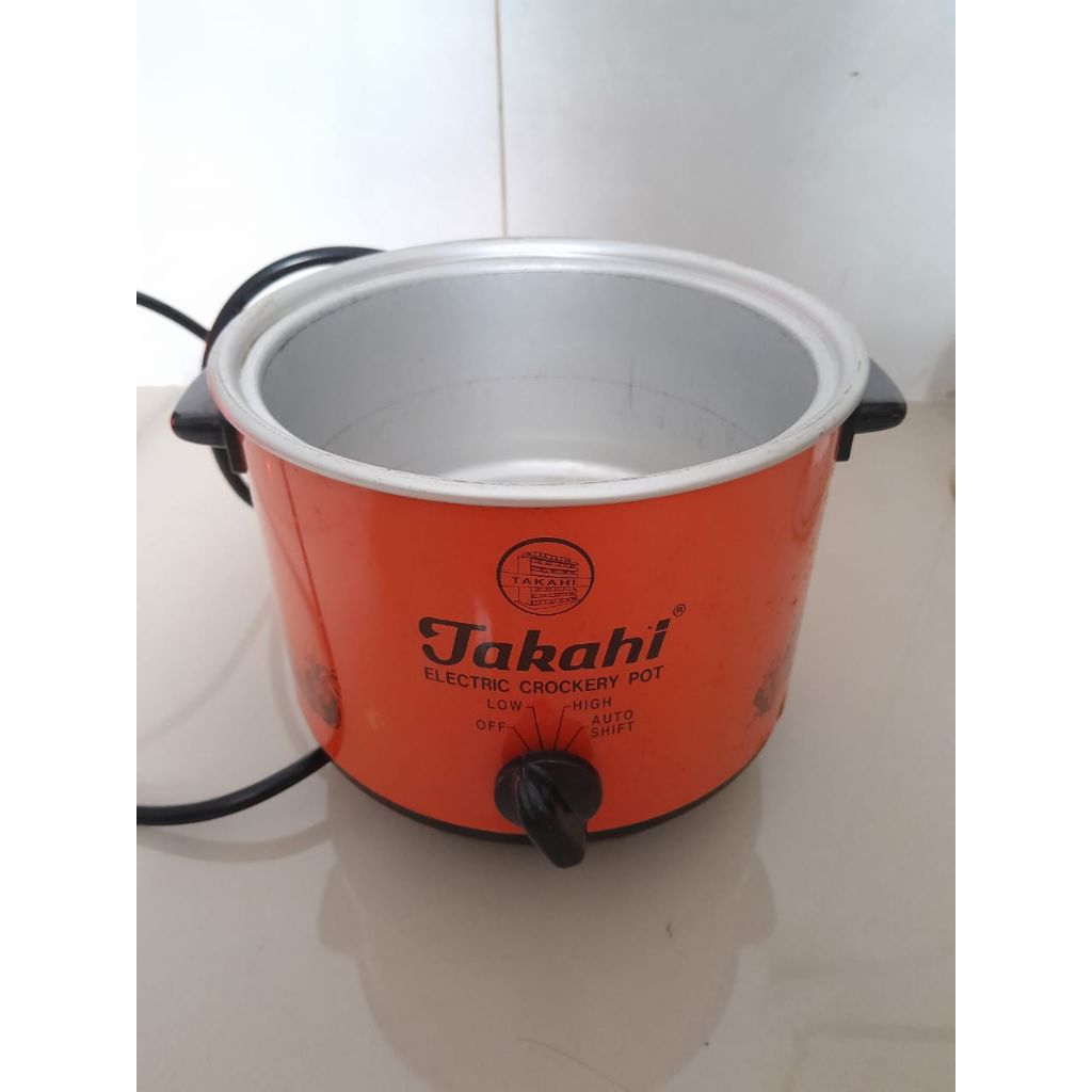 Preloved/Mantan Takahi Slow cooker(TANPA POT)/ Panci Susu 18cm merk Amway