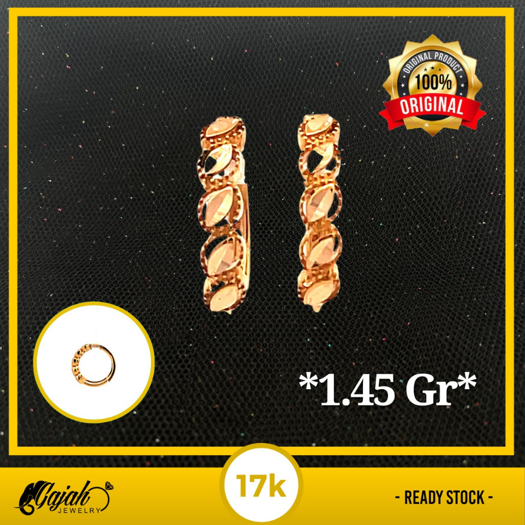 Anting Emas 17K 1.45 Gram Toko Emas Gajah Online Salatiga