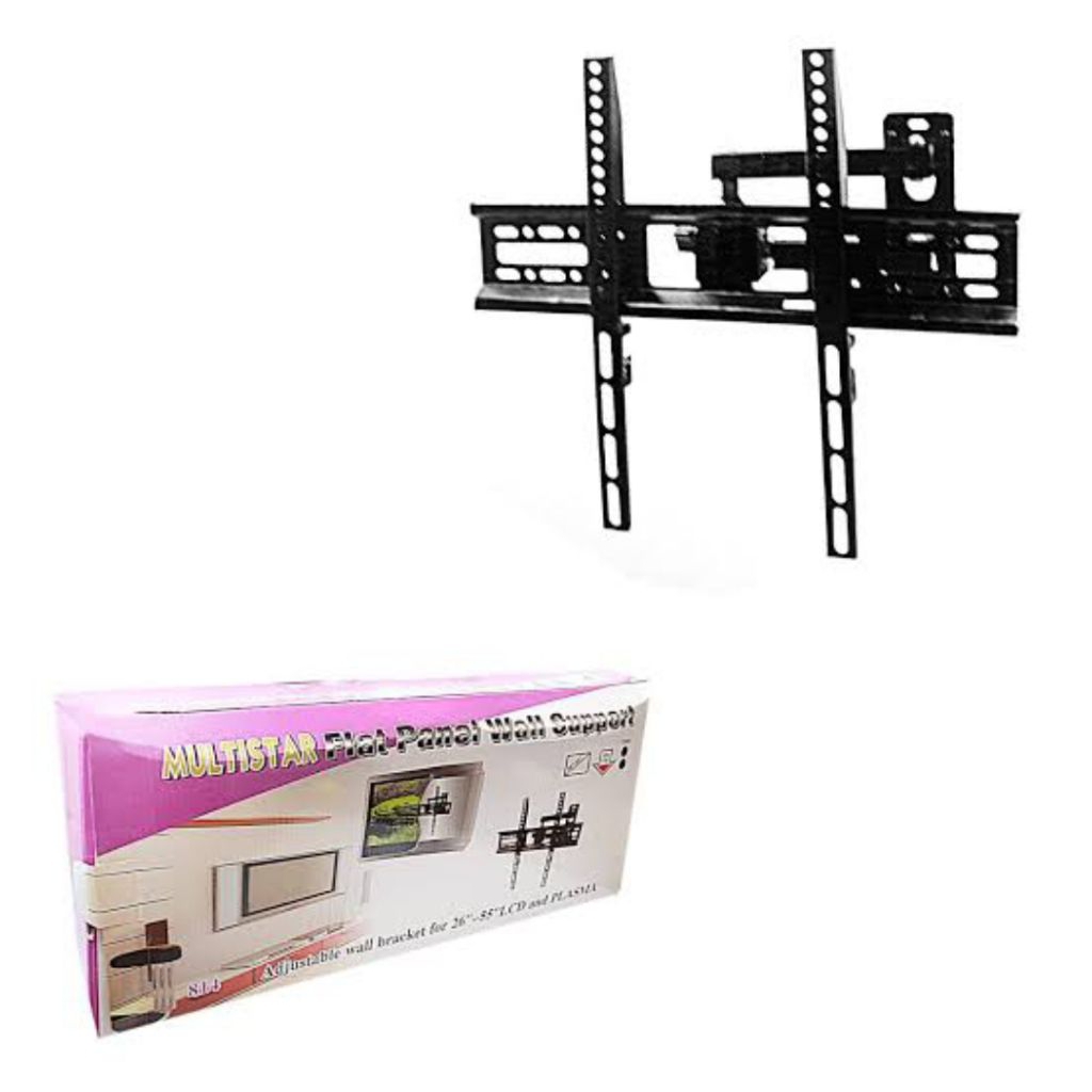 adjustable flat panel wall support bracket multistar breket led lcd tv plasma gerak 24 32 40 43 50 5