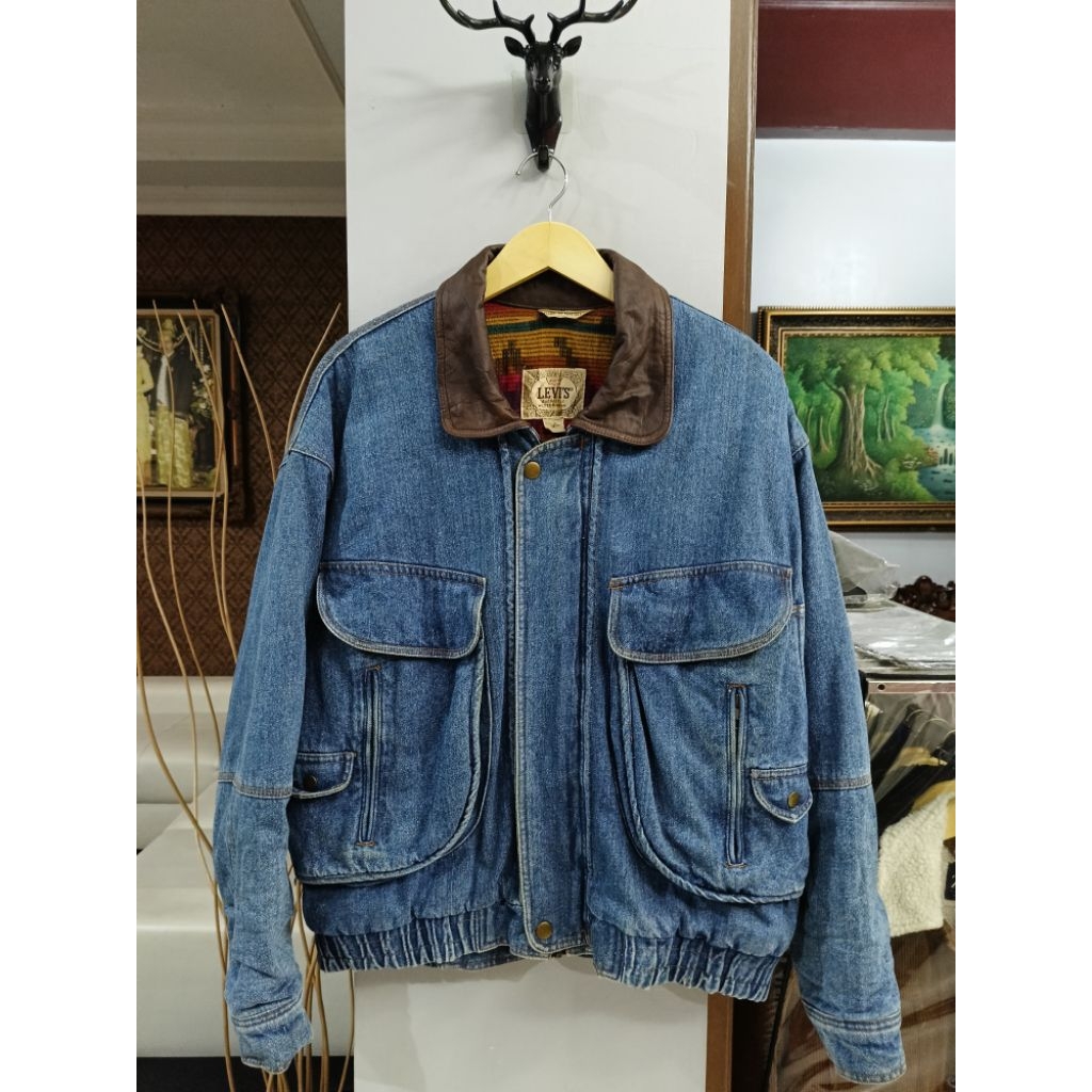 Jaket Jeans LEVIS 80' RARE vintage (size L fit XL)