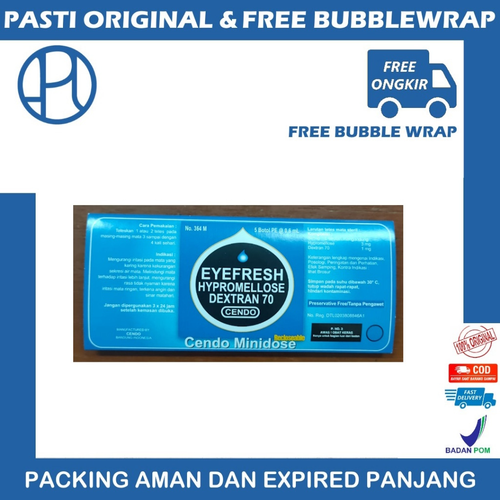 CENDO EYEFRESH MINIDOSE TETES MATA KERING IRITASI