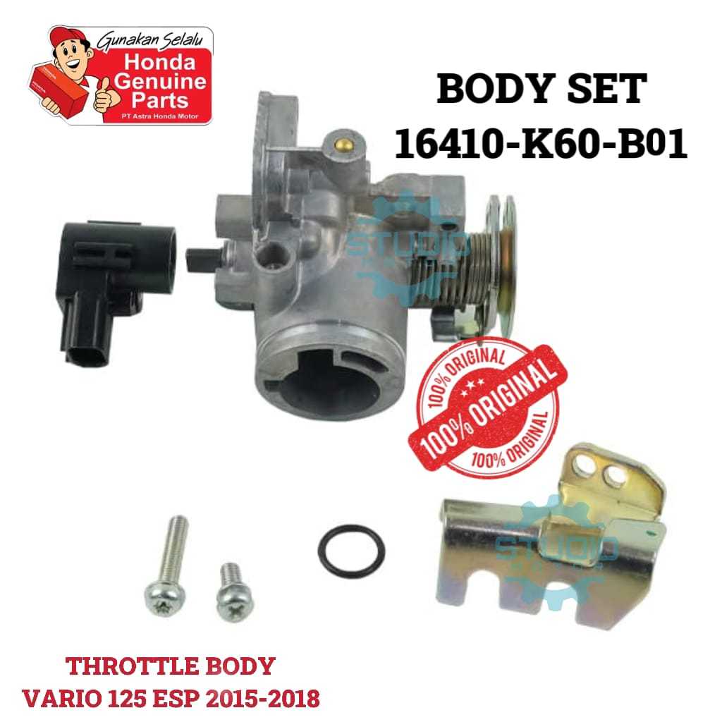 S2 16410-K60-B01 Body set Throttle Body VARIO 125 eSP K60 16410K60B01 VARIO 125 TAHUN 2015 2016 2017