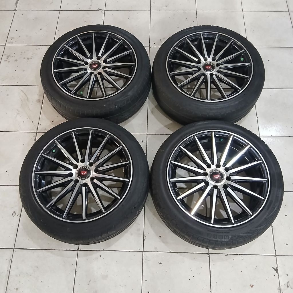 Velg Mobil Second Vossen Ring 16 Lebar 7 pcd 4x100/114,3 Et40 Velg Aja