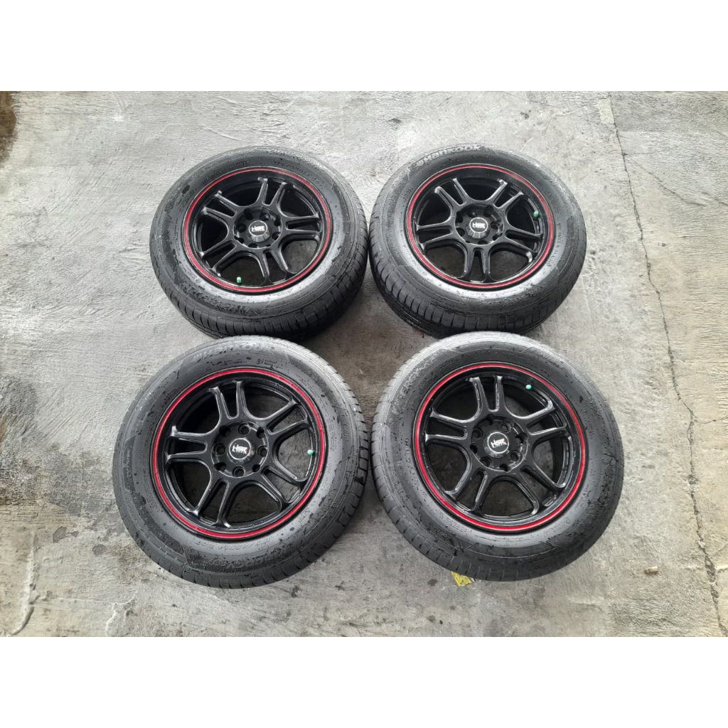DIJUAL VELG SECOND RACING HSR NX SPO RING 14 PCD 4X100/114 + BAN