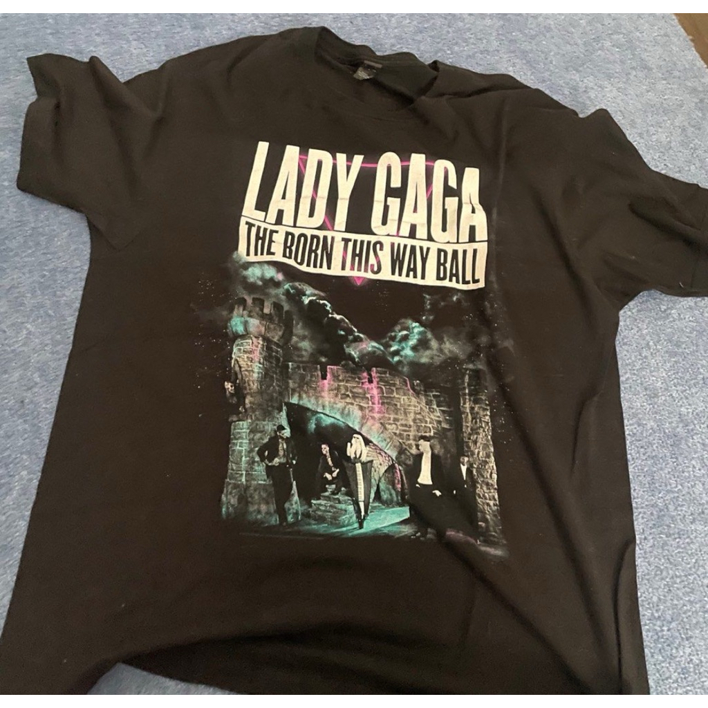 Kaos band / merch Lady Gaga - Born This Way Tour