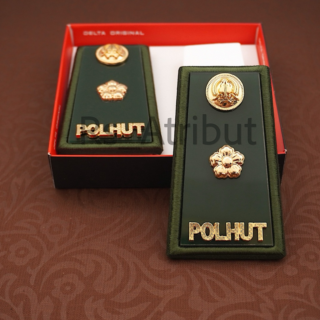 Pangkat Polhut 3D Perwira / Pangkat 4A / Polhut 4B Polisi Kehutanan Premium