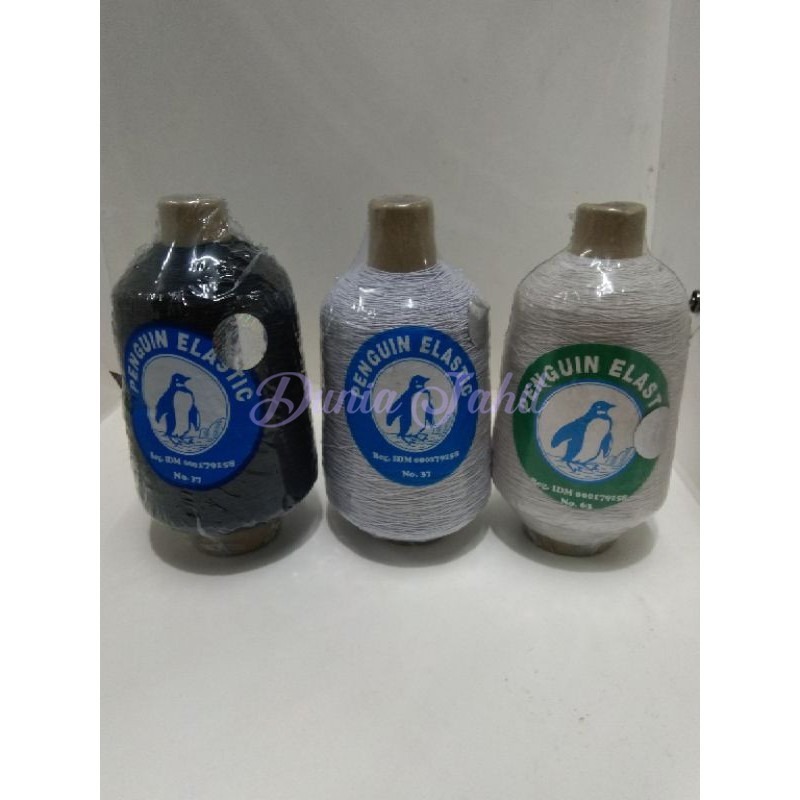 Benang Karet Pinguin - Elastis smock karet pinguin (1.mm)  isi 900yard