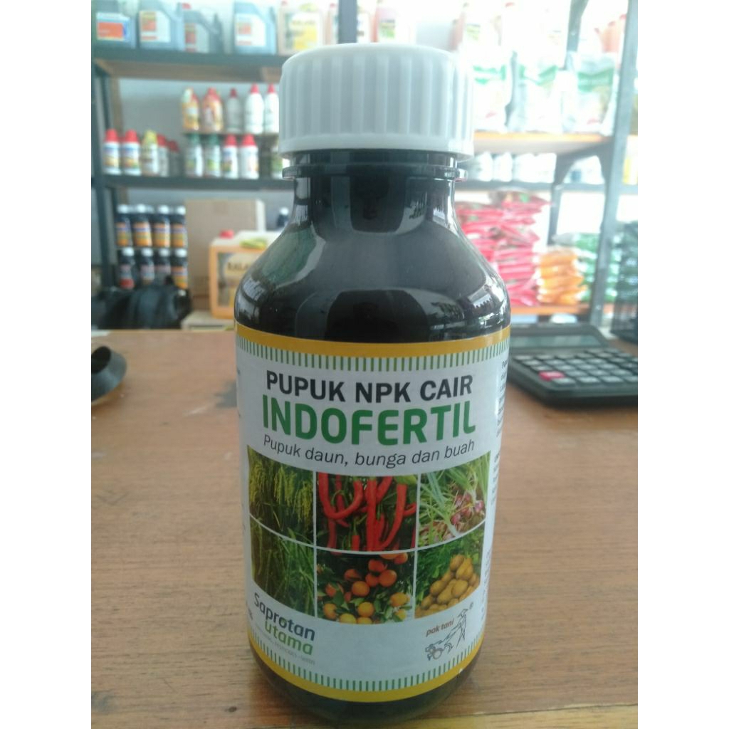 Pupuk NPK Cair Indofertil @ 500 ml ( Pupuk Daun, Bunga & Buah )